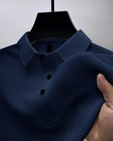 Milan Business Casual Front-Pocket Polo Shirt